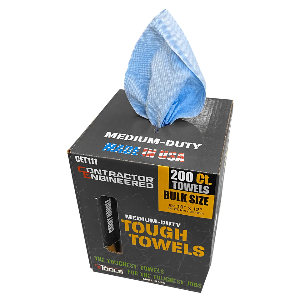 Photo of 200 count Medium-Duty Contractor Engineered Tough Towels