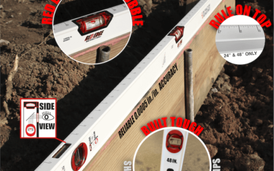 Elevate Your Craft with CE Tools’ Contractor Engineered® Red Edge Levels